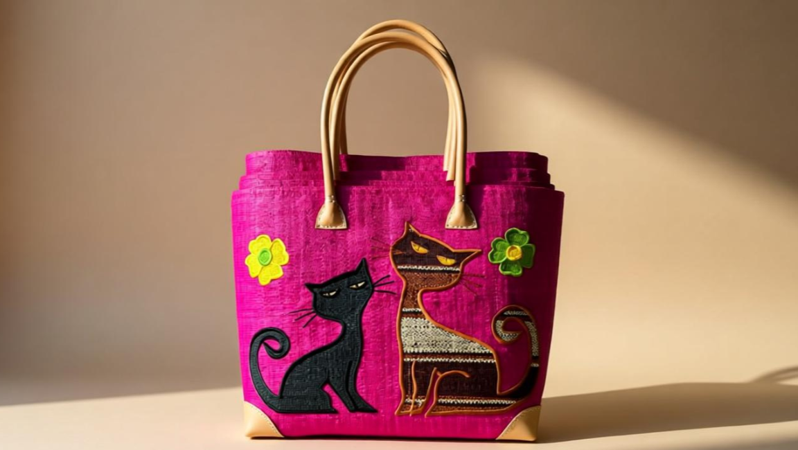 Panier madagascar rangement enfant motif chat